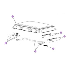 KIT Fixação Punho de Claraboia Midi