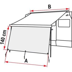 Frontais para Toldo – Fiamma Blocker 350