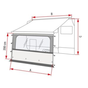 Frontais para Toldo – Blocker Pro 300