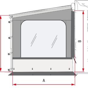 Laterais para Toldos Fiamma side W Pro CaravanStore