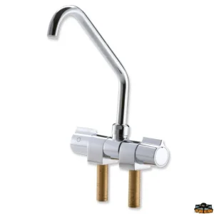 Torneira mista rebatível longa 2x 3/8″ Macho TREM