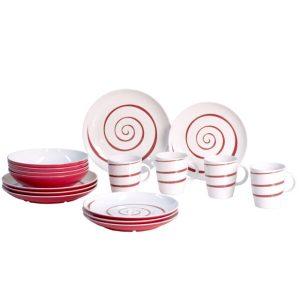 Conjunto 16 Peças Twist Red