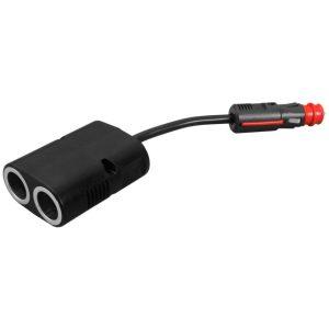 Extensão 12V Ficha Grande e Duas Tomadas Grandes