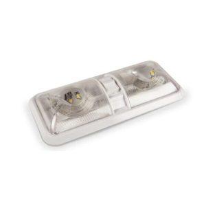 Aplique duplo de 48 LEDs com interruptor
