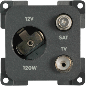 Tomada Grande e Tomada Antena TV/Satélite