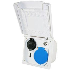 Tomada 12V USB/220V/Antena/HDMI