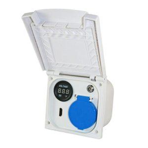 Tomada 230V com Indicador de Voltagem