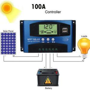 Regulador de carga de painel solar MPPT 100A My Van