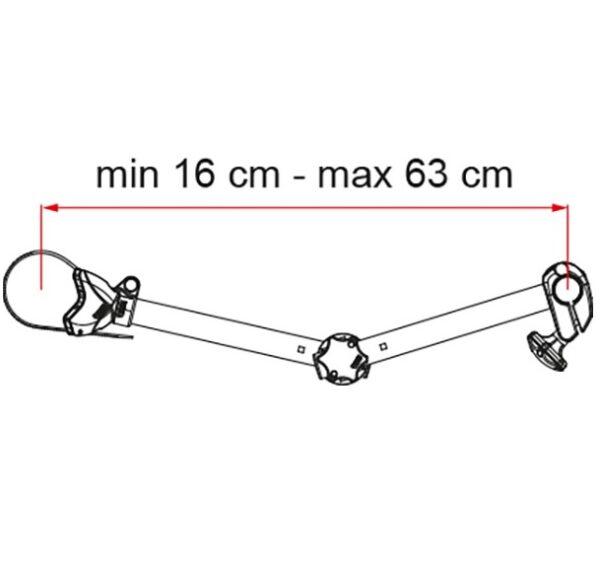 Fiamma Bike Block Pro S D2 (preto e vermelho) - Image 3