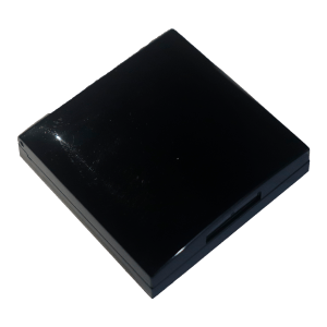 Aro Simples com Tampa Preto Brilhante Berker