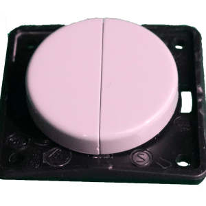 Interruptor Duplo Cinza Brilhante Classic