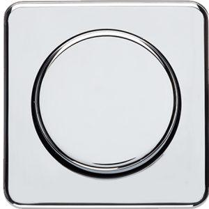 Interruptor Duplo Cromado Brilhante Galvanizado Classic