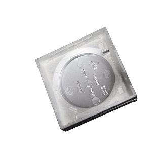 Aro Simples com Tampa Cromado Mate Lacado Flow