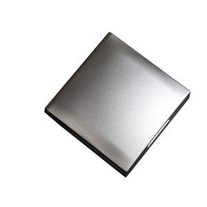 Aro Simples com Tampa Cromado Mate Lacado Flow