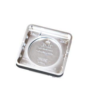 Aro Metalizado com Tampa Cromado Mate Galvanisado Classic