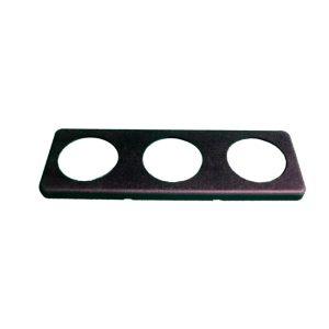 Aro Triplo Preto Mate Berker