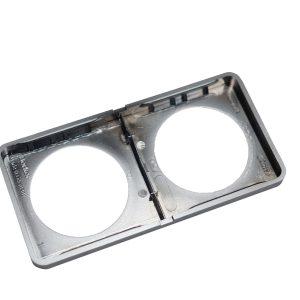 Aro Duplo Cromado Mate Galvanizado Classic