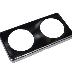 Aro Duplo Cromado Brilhante Galvanizado Classic